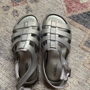 Gun medal mini Melissa Sandals